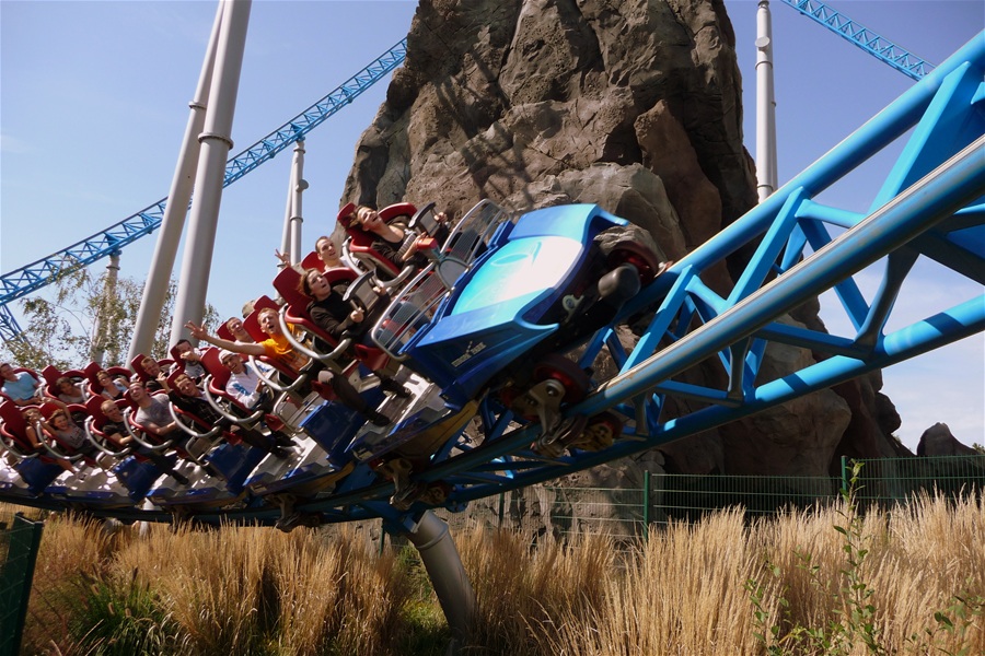 blue fire Megacoaster photo from Europa Park