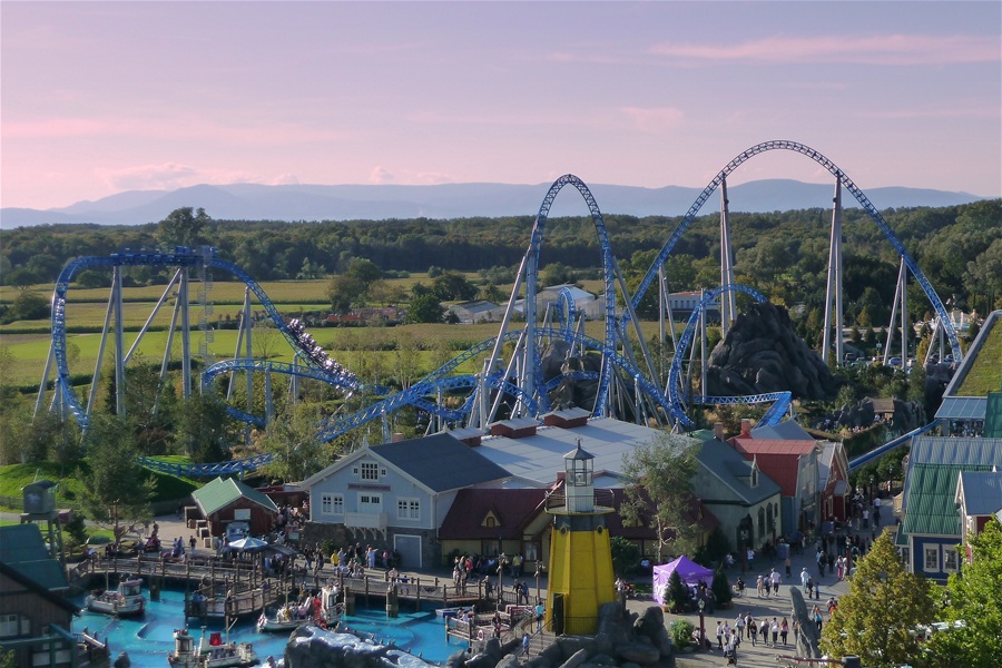 blue fire Megacoaster photo from Europa Park