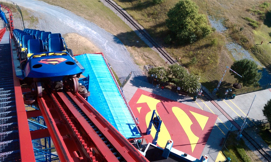 Superman: Ride of Steel photo from Six Flags America