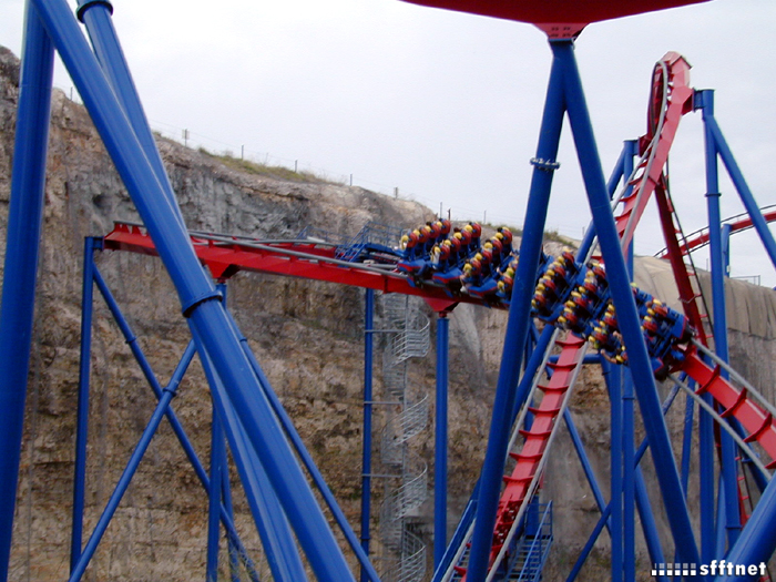 Superman Krypton Coaster photo from Six Flags Fiesta Texas