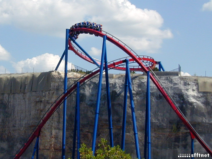 Superman Krypton Coaster photo from Six Flags Fiesta Texas