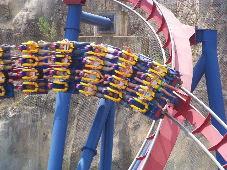 Superman Krypton Coaster photo from Six Flags Fiesta Texas