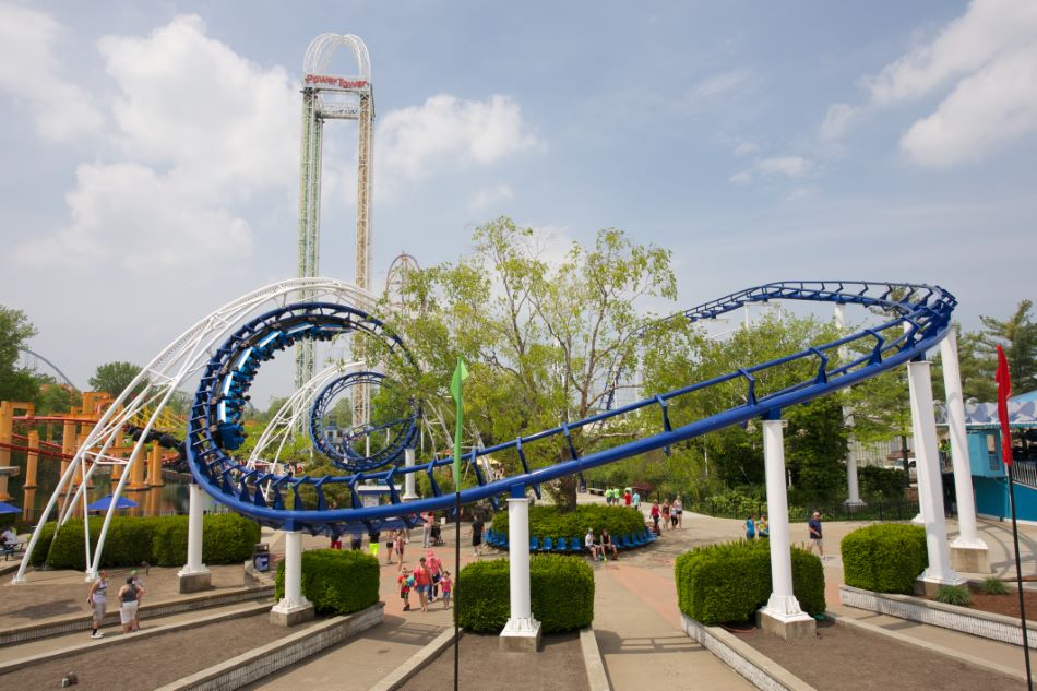 Corkscrew photo from Cedar Point