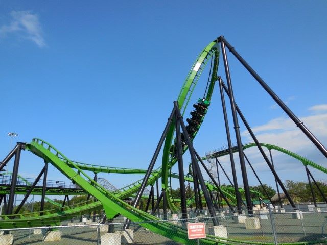 Green Lantern photo from Six Flags Great Adventure