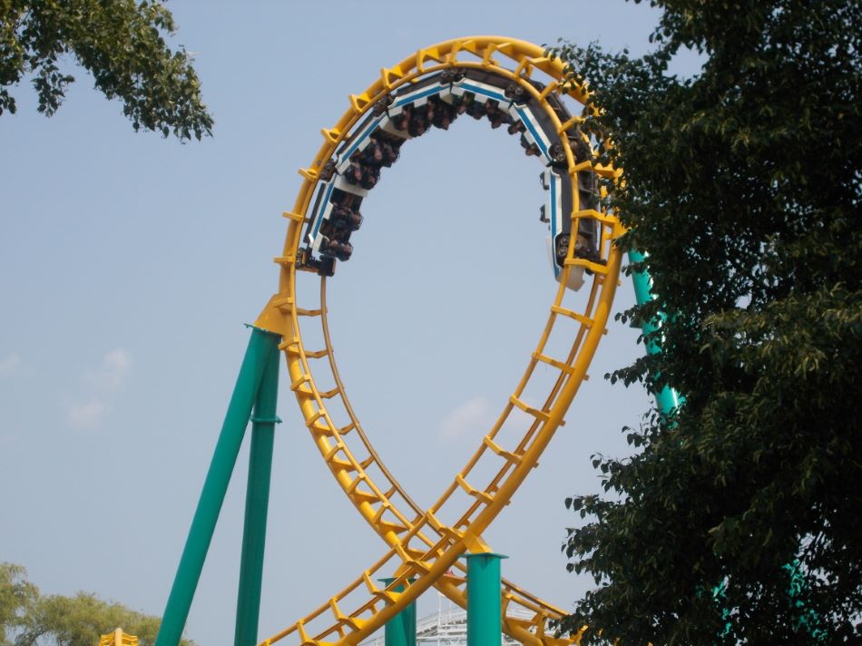 Corkscrew photo from Valleyfair!