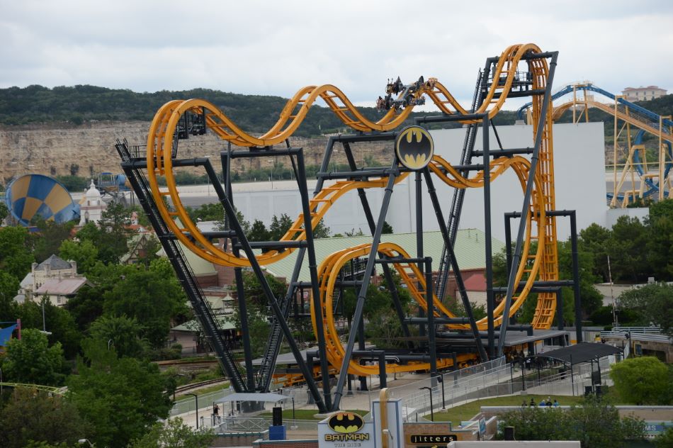 Batman: The Ride photo from Six Flags Fiesta Texas