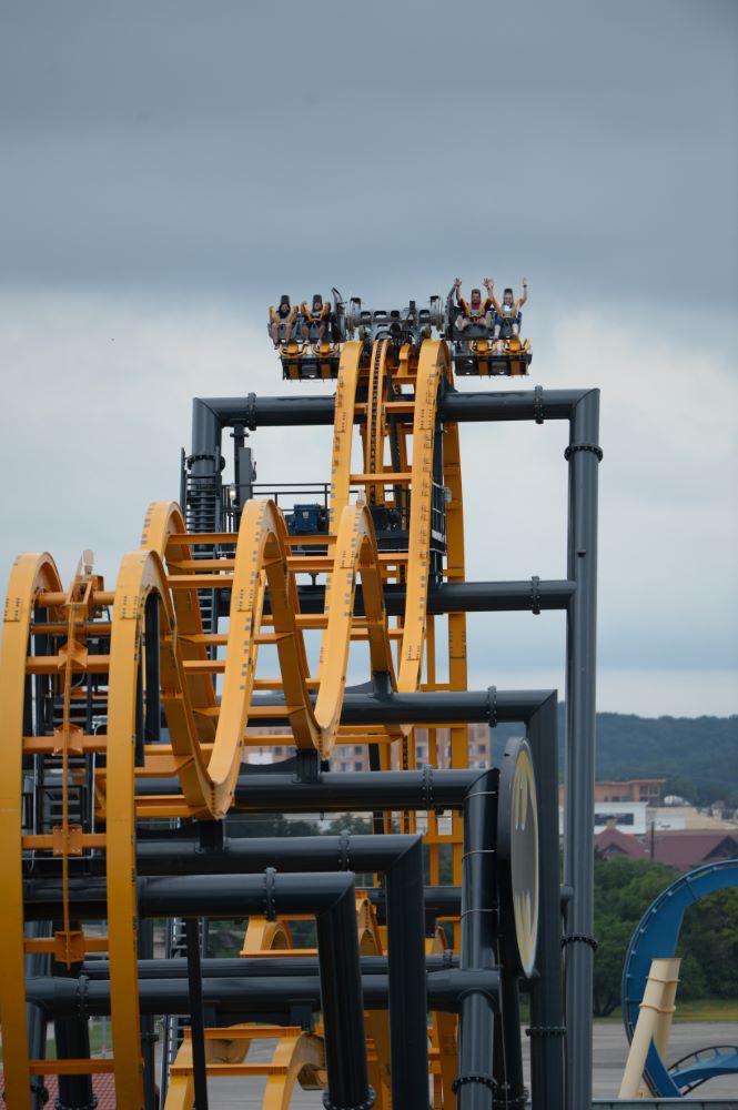 Batman: The Ride photo from Six Flags Fiesta Texas