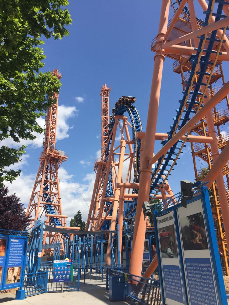 Stunt Fall photo from Warner Bros. Movie World Madrid