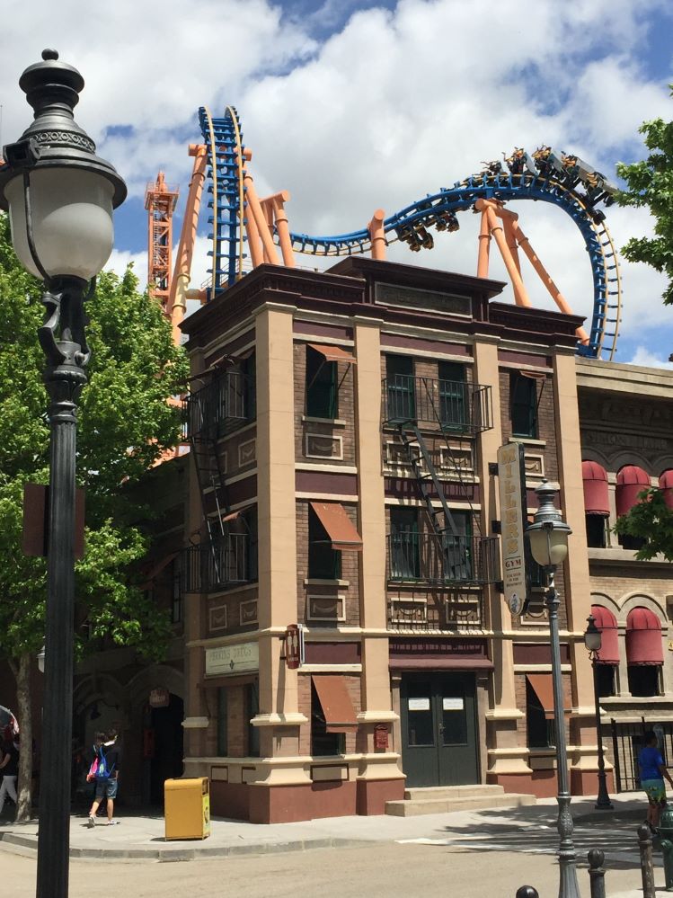 Stunt Fall photo from Warner Bros. Movie World Madrid