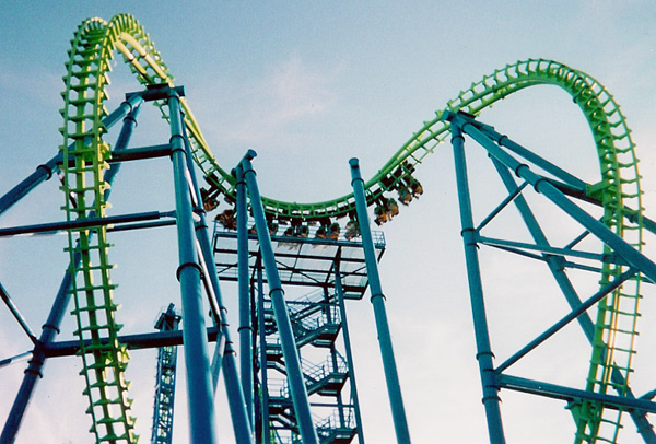 Deja Vu photo from Six Flags Magic Mountain