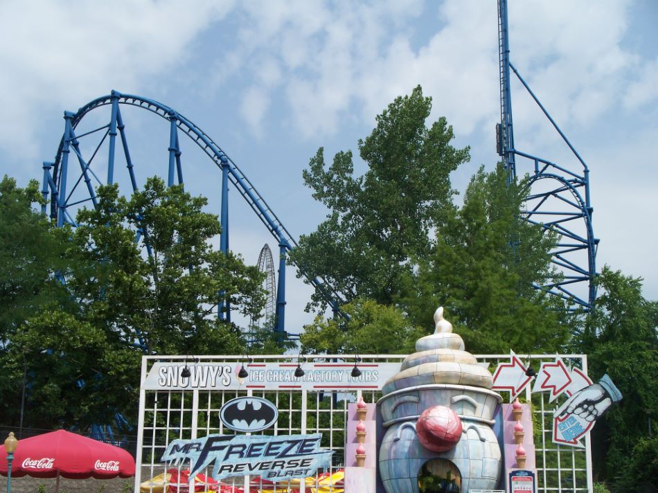 Mr. Freeze: Reverse Blast photo from Six Flags St. Louis