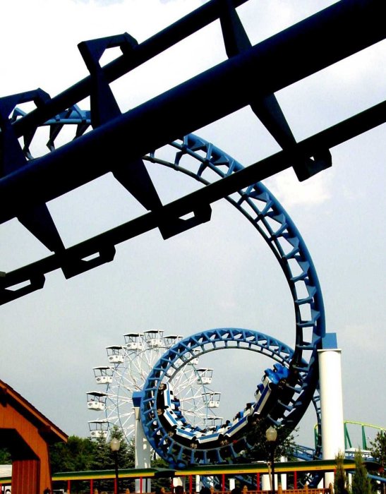 Corkscrew photo from Valleyfair!