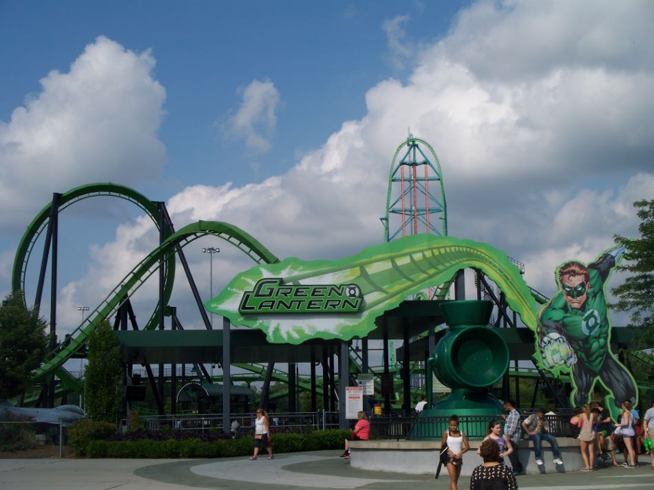 Green Lantern photo from Six Flags Great Adventure