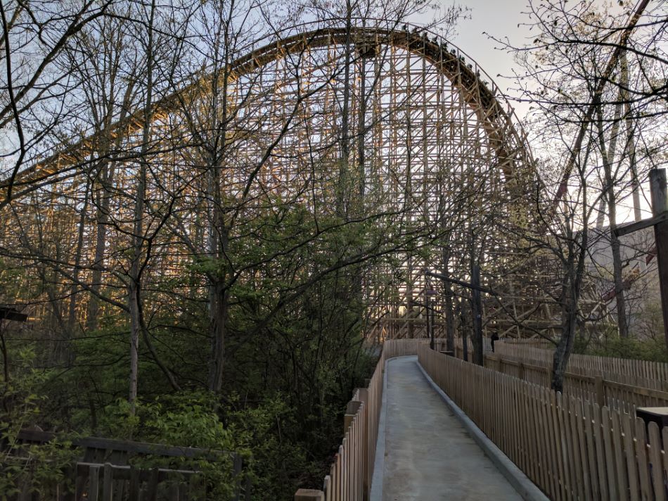 Mystic Timbers photo from Kings Island