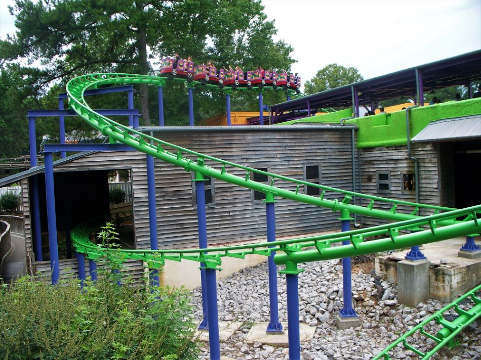 Joker Funhouse Coaster photo from Six Flags Over Georgia