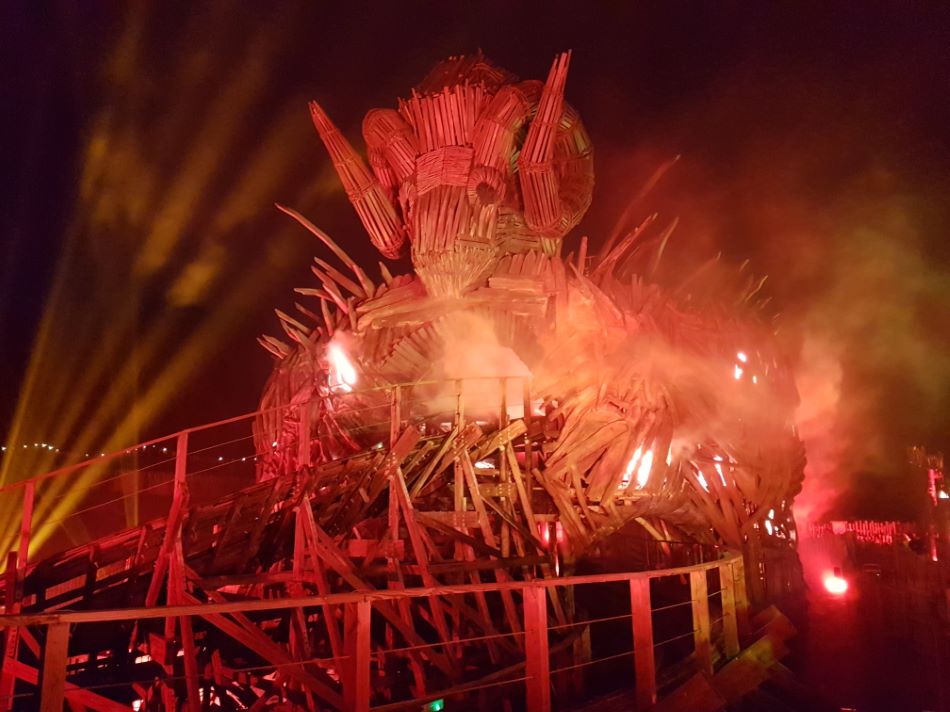 Wicker Man photo from Alton Towers