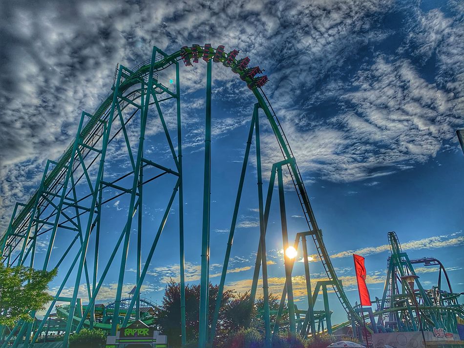 Raptor photo from Cedar Point