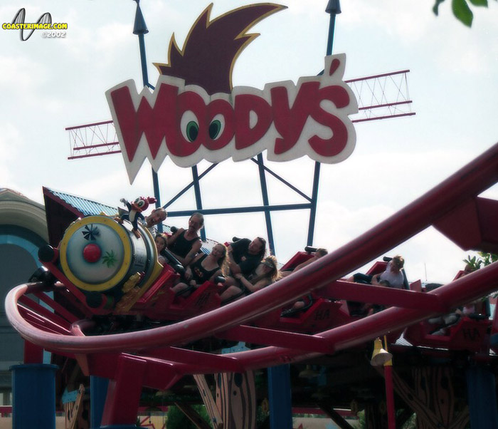 Woody Woodpecker Nuthouse Coaster photo from Universal Studios Florida