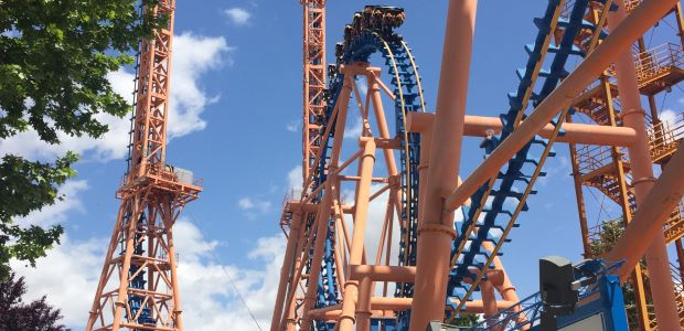 Stunt Fall at Warner Bros. Movie World Madrid CoasterBuzz