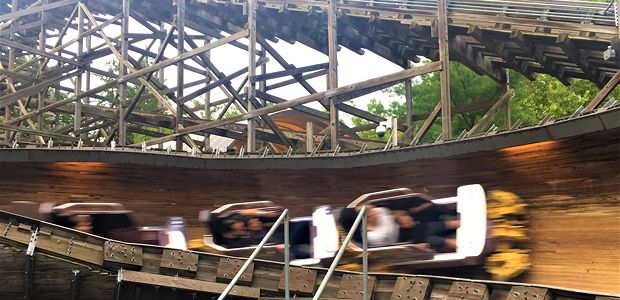 Flying Turns at Knoebels - CoasterBuzz