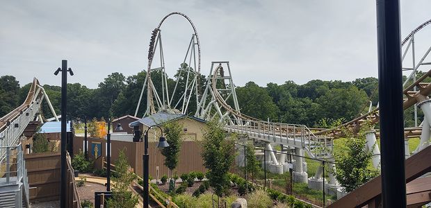 Busch Gardens Williamsburg's Pantheon roller coaster opening date